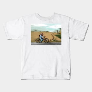 Bike ride home Kids T-Shirt